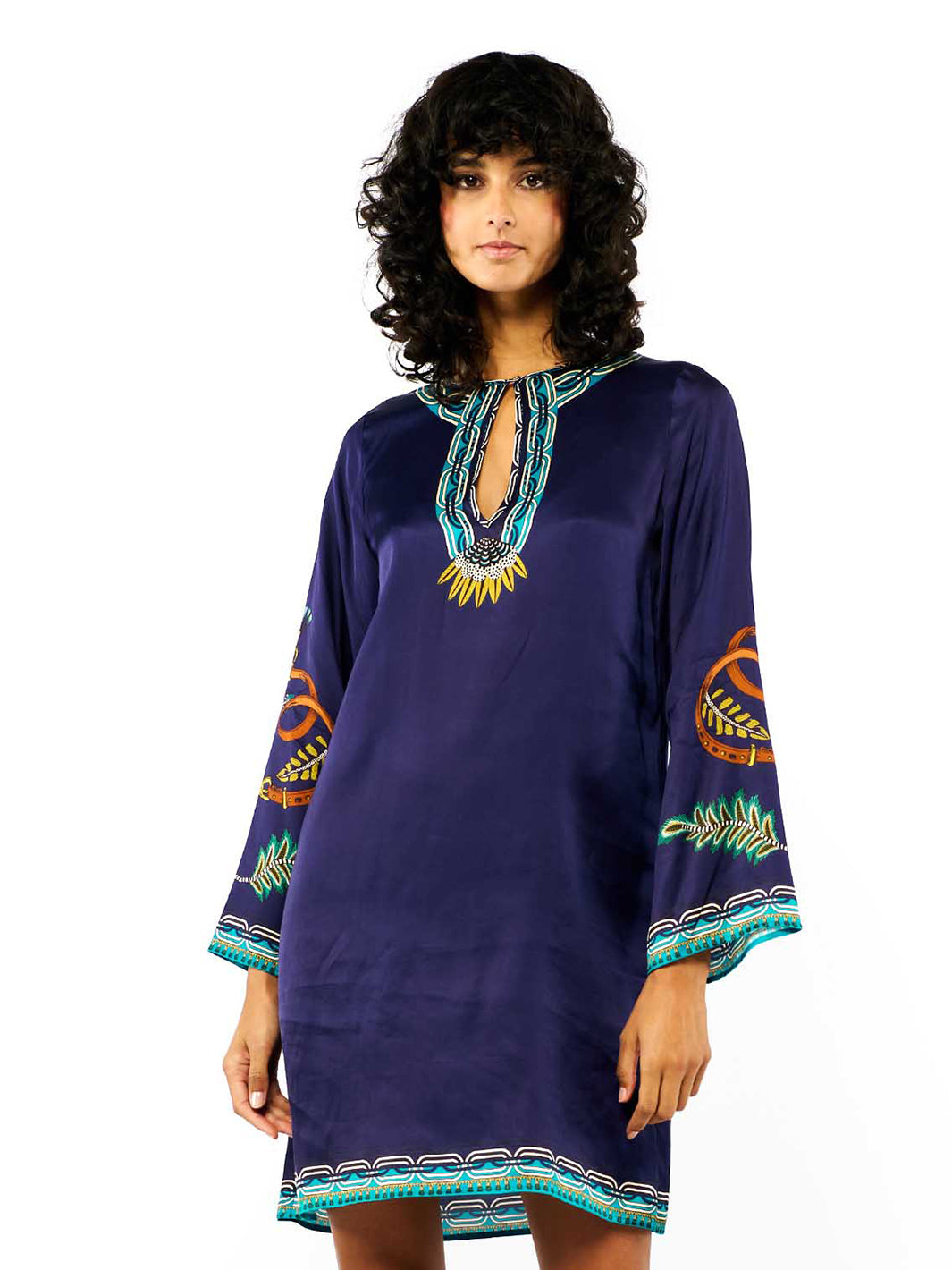 Ezra Dress Blue