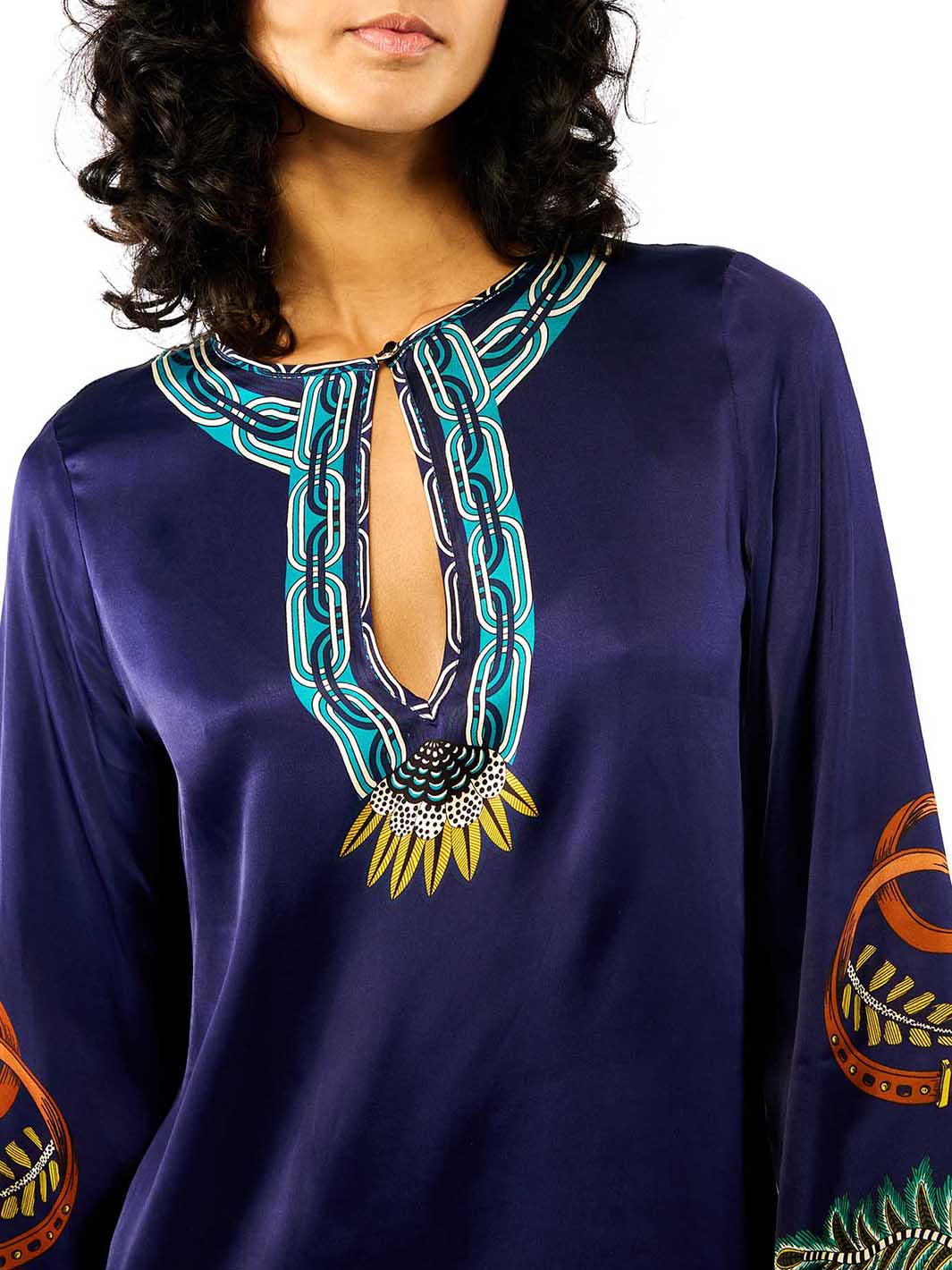 Ezra Dress Blue