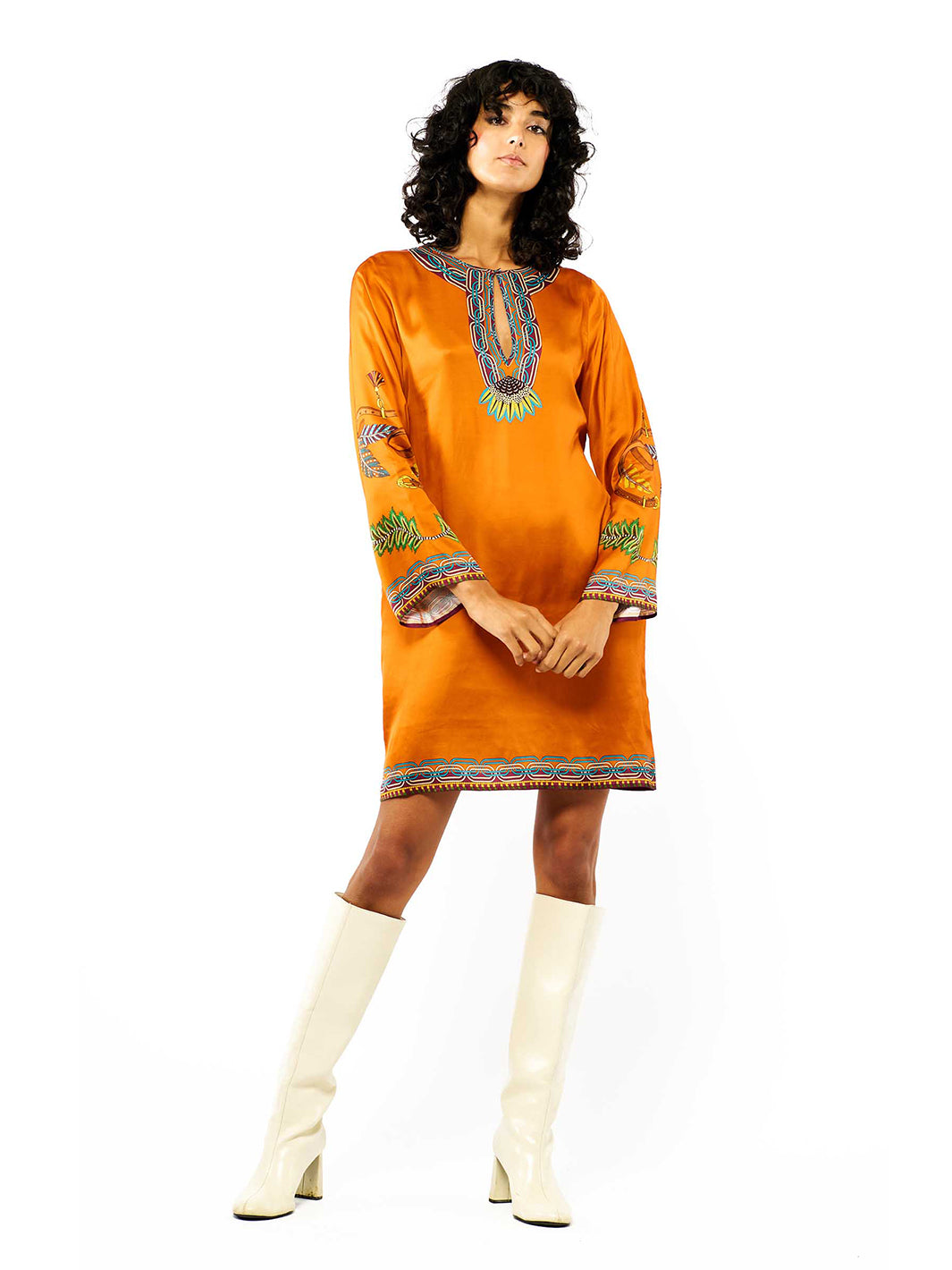 Ezra Dress Terracotta