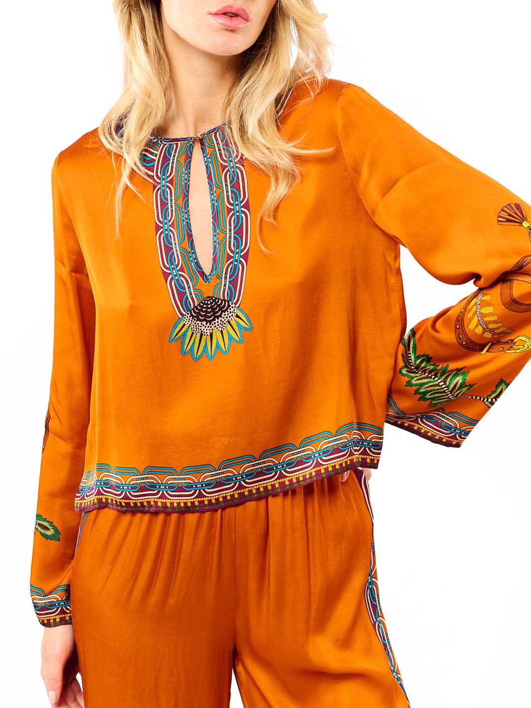 Noah Blouse Terracotta