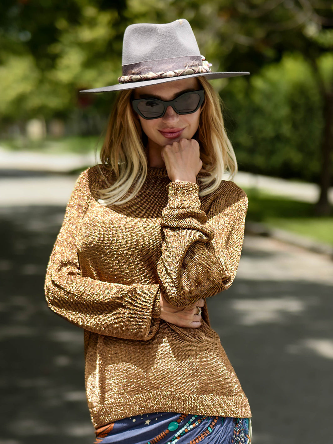 Romy Sweater Gold