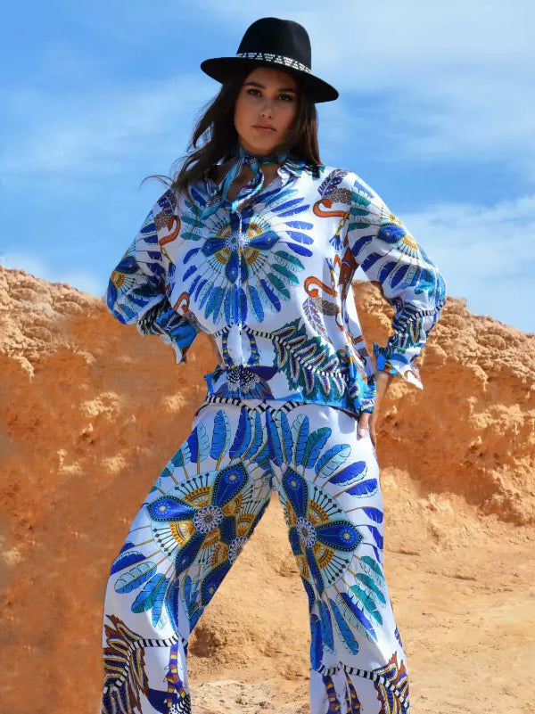Athena Trouser Blue