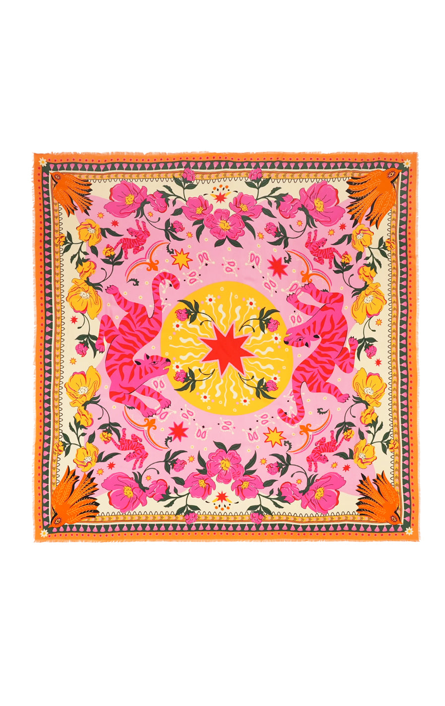 Bandidas large scarf Pink