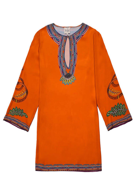 Ezra Dress Terracotta
