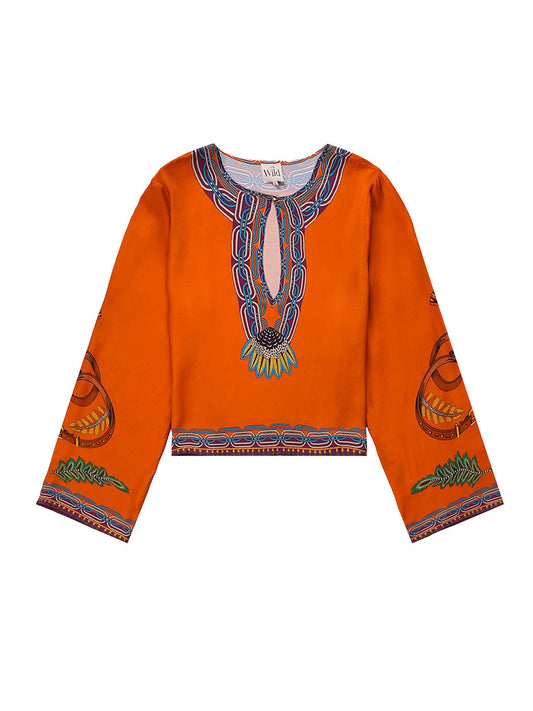 Noah Blouse Terracotta