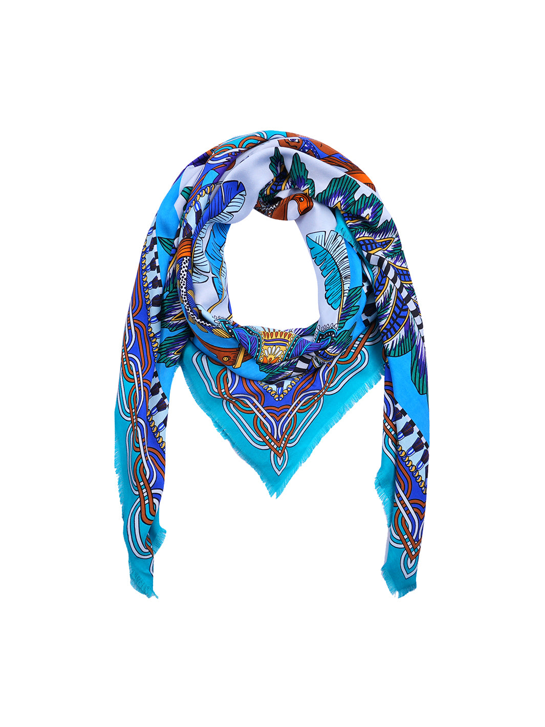 Pony Pony large scarf Blue